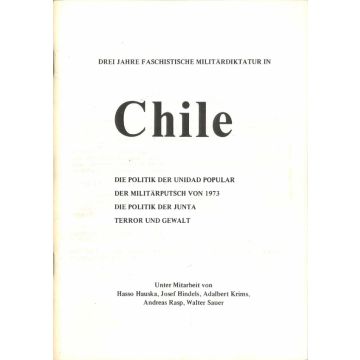 Drei Jahre faschistische Militärdiktatur in Chile (1976)
