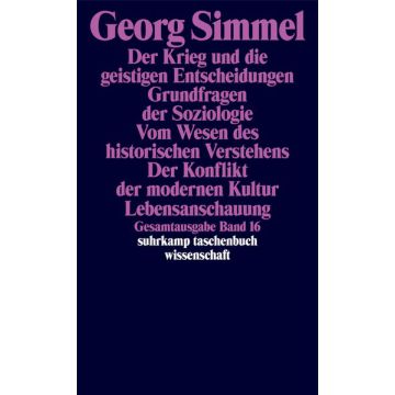 Gesamtausgabe Bd. 16: Der Krieg und die geistigen Entscheidungen. Grundfragen der Soziologie usw.