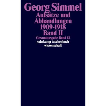 Gesamtausgabe Bd. 13: Aufsätze und Abhandlungen 1909-1918. Band II