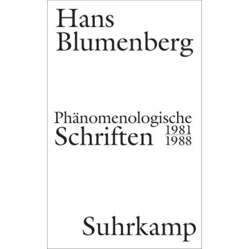 Phänomenologische Schriften