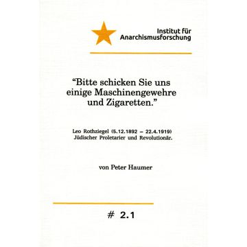Bitte schicken Sie uns einige Maschinengewehre und Zigaretten