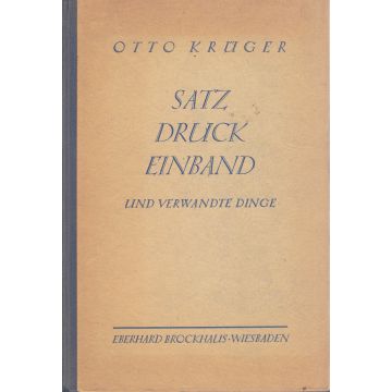 Satz, Druck, Einband und verwandte Dinge (1948)