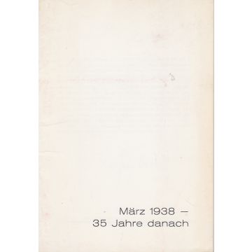 März 1938 - 35 Jahre danach (1973)
