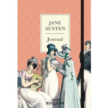 Jane Austen Journal | Hochwertiges Notizbuch mit Fadenheftung, Lesebändchen und Verschlussgummi | Mit Illustrationen und Zitaten aus ihren beliebtesten Romanen und Briefen