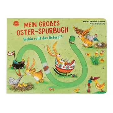 Mein großes Oster-Spurbuch. Wohin rollt das Osterei?