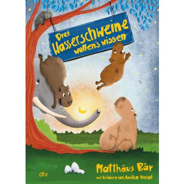 Drei Wasserschweine wollen's wissen