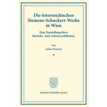 Die österreichischen Siemens-Schuckert-Werke in Wien.