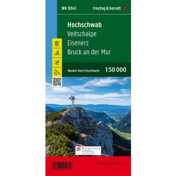 Hochschwab, Wander-, Rad- und Freizeitkarte 1:50.000, freytag & berndt, WK 0041
