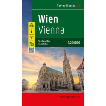 Wien, Taschenatlas 1:20.000, freytag & berndt
