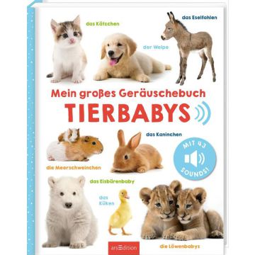 Mein großes Geräuschebuch – Tierbabys