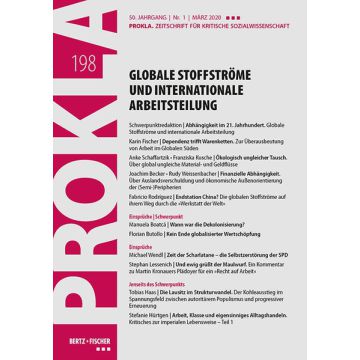 Prokla 198: Globale Stoffströme und internationale Arbeitsteilung