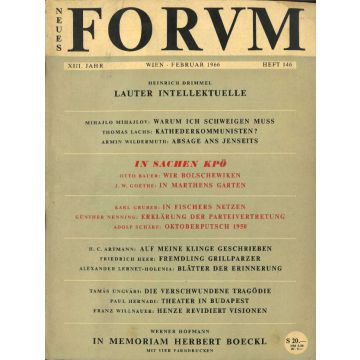 Neues FORVUM Heft 146/1966