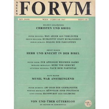 Neues FORVM Heft 158/1967