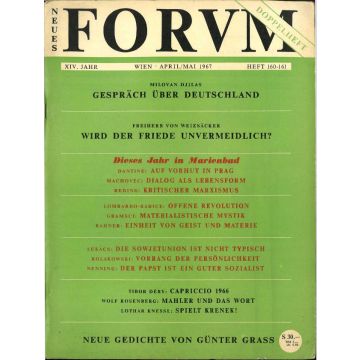 Neues FORVM Heft 160-161/1967