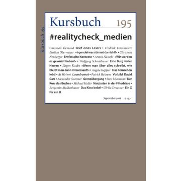 Kursbuch 195: #realitycheck_medien