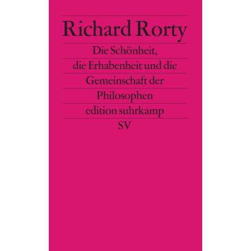 Die Schönheit, die Erhabenheit und die Gemeinschaft der Philosophen