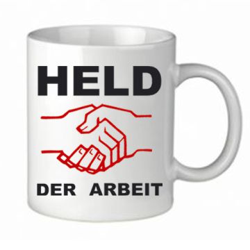Tasse - Held der Arbeit