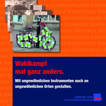 Wahlkampf mal ganz anders.