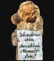 Buchstütze Marx